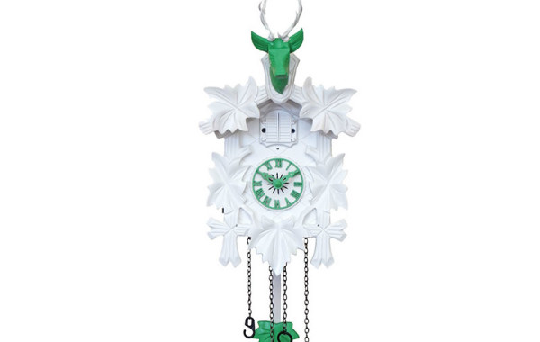 Orologio a Cucu’ bianco e verde