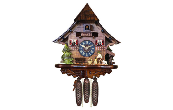 Orologio Cucu’ casa stile foresta nera tetto a scandole