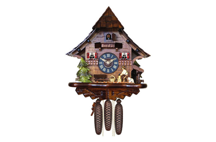 Orologio Cucu’ casa stile foresta nera tetto a scandole