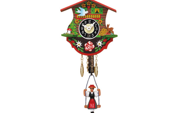 Orologio a Cucu’ Moderno con bambola sull’altalena