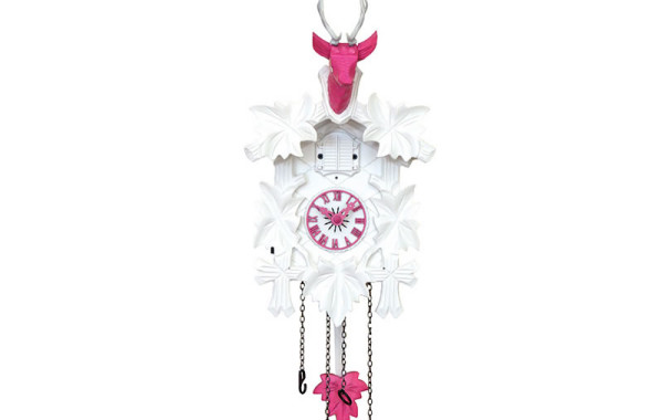 Orologio a Cucu’ rosa e bianco