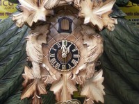 Modello 101/3ge scolpito 5 foglie legno chiaro